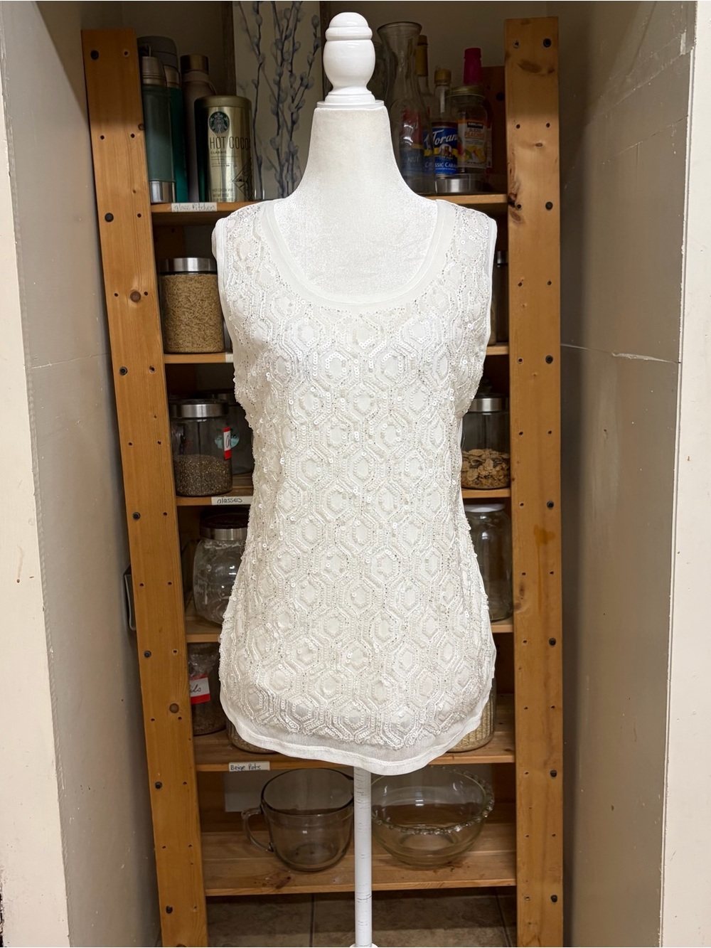 Vintage Y2K I.N.C. White going out top